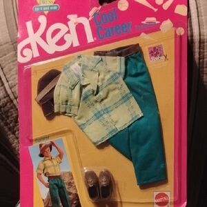 Mattel Ken Career Adventure Outfit with Green and Blue